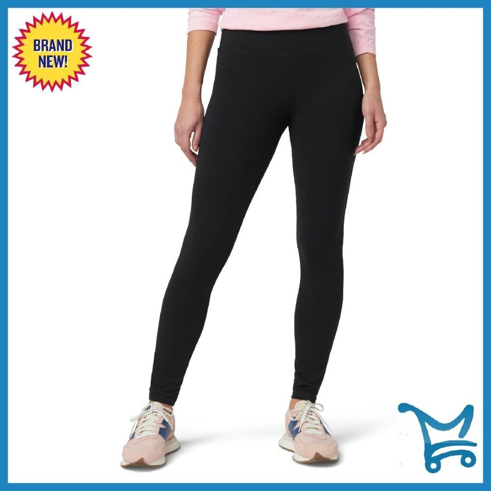 Ultra Soft Cotton Leggings Wide Waistband Full Capri Length
